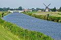 Kanaal Alkmaar Kolhorn met Westermolen Nieuwe Niedorp