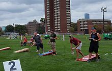 The Collier Cornhole Tournament, held on the campus of the Massachusetts Institute of Technology 4th Annual Collier Cornhole Tournament.jpg
