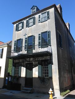 The William Vanderhorst House was used as the first post office in Charleston, South Carolina before 1753. Eleazer Philips was the first postmaster of Charleston to have a dedicated office for the handling of the mail, and he used 54 Tradd Street for that purpose. Earlier postmasters handled the mail in their own houses. The house was used as a post office until after 1791 when Peter Bacot relocated the operation to 84 Broad Street.