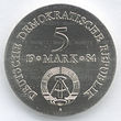 5 Mark DDR 1984 - 150ste sterfdag van Adolf Freiherr von Lützow - Wertseite.JPG