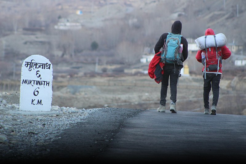 File:6 km to reach at Muktinath, Nepal.jpg