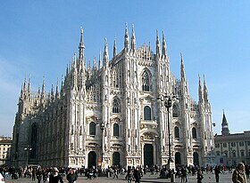 La cathédrale de la Nativité-de-la-Sainte-Vierge de Milan