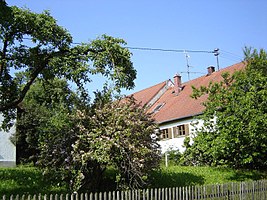 Deutsch: Ein paar Häuser in Biburg. Boarisch: A boor Haiser z'Biiwa.