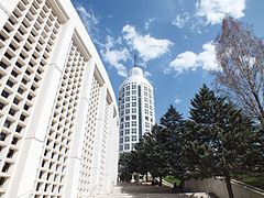 Une vue du Sheraton Ankara depuis le centre commercial Karum.JPG