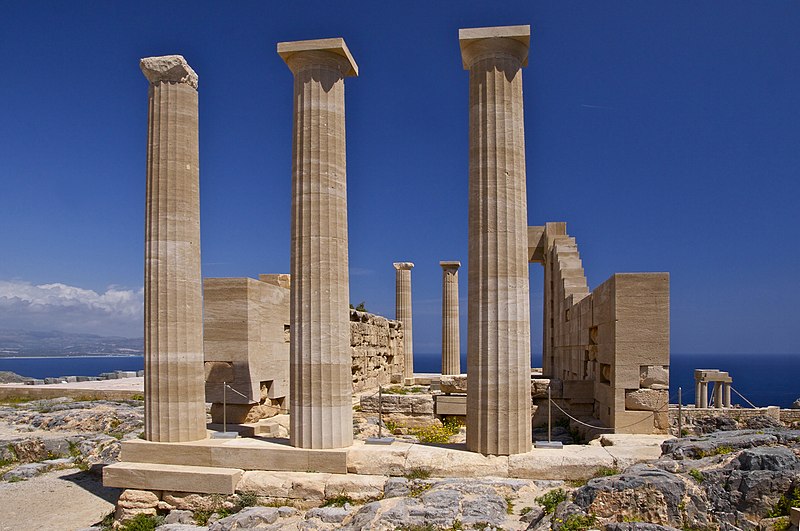 File:Acropolis Lindos Rhodes 1.jpg