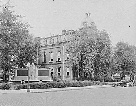 Adams County courthouse, Decatur, Indiana, 1935