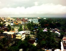 An aerial view of Chinnakada in downtown Kollam during 2008 Arial view of Chinnakada in 2008.jpg