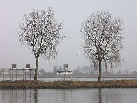 Afgedamde Maas Woudrichem