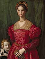 Πορτρέτο άγνωστης γυναίκας και αγοριού, περ. 1540. [19]