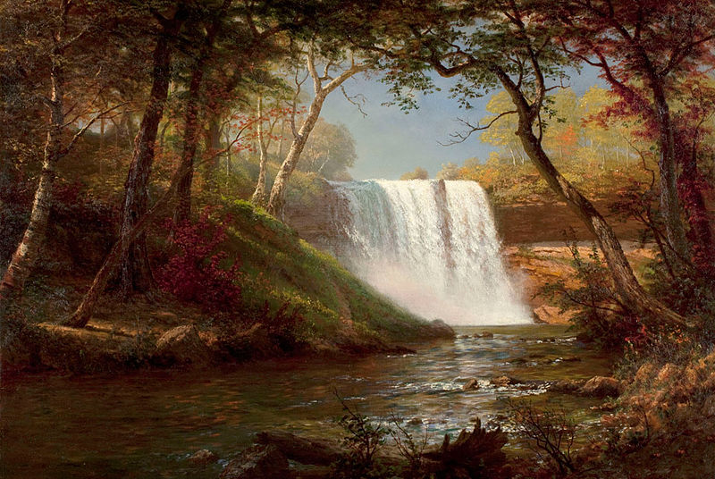 File:Albert Bierstadt, Minnehaha Falls. Oil on canvas.jpg