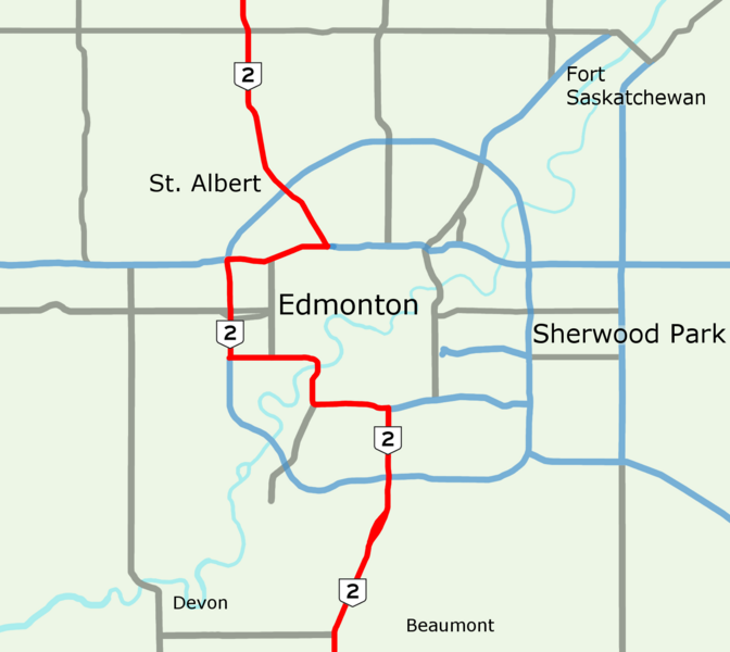 File:Alberta Highway 2 Edmonton Map.png