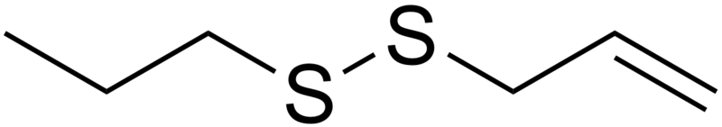 File:Allyl propyl disulfide.png