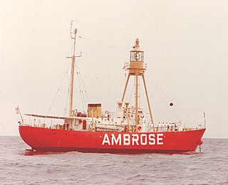 <i>United States lightship</i> (WLV-613) Last lightship to mark the Ambrose channel