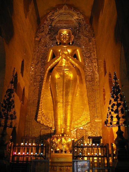 File:Ananda Buddha, Bagan, Myanmar.jpg