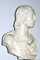 This bust was carried out according to his death mask by Angelo Pizzi in Milan.