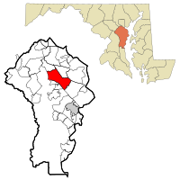 Location of Severna Park, Maryland