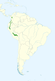 Arremon castaneiceps map.svg