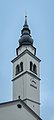 * Nomination Bell tower of the Assumption of Mary parish church Tolmin, Goriška, Slovenia. --Tournasol7 05:39, 29 January 2022 (UTC) * Promotion  Question Too dark for me. Could you increase brightness? --Tuxyso 11:45, 29 January 2022 (UTC)  Done. --Tournasol7 14:24, 30 January 2022 (UTC) Much better. Now there is some very fine noise, but on an acceptable level--Tuxyso 22:07, 31 January 2022 (UTC)