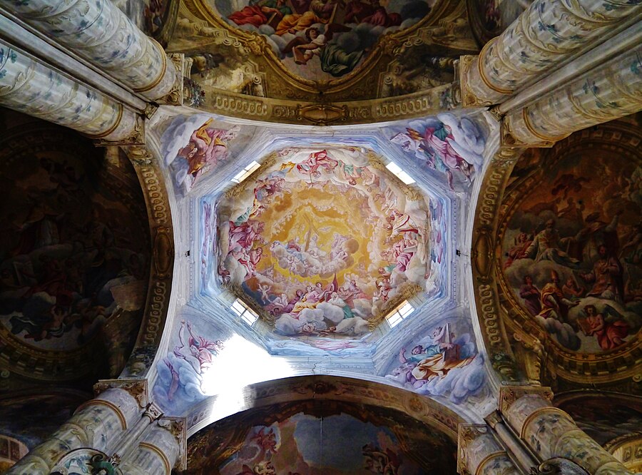 Asti Cattedrale di Santa Maria Assunta Interno Cupola 1