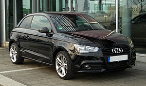 Audi A1 1.2 TFSI Ambicio S-linio - Frontansicht, 14.
April 2011, Velbert.jpg