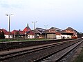 English: The three station concourses from the West Deutsch: Die drei Bahnhofshallen — Westeinfahrt Polski: Hala dworca z zachodu