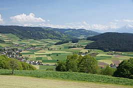 Zicht op Konolfingen