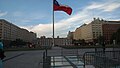 Bandera Bicentenario near La Moneda Palace