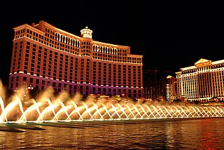 <span class="mw-page-title-main">Fountains of Bellagio</span> Attraction at the Bellagio resort on the Las Vegas Strip