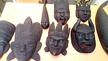 Wooden Gomera Masks of Dakshin Dinajpur Bengal handicrafts 09.jpg
