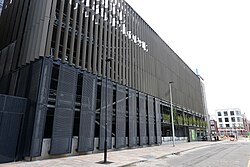 A multistorey car park on Blackfriargate in Kingston upon Hull, constructed as part of the @TheDock complex.