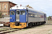 Preserved Bluebird no. 257 operating at the National Railway Museum, Port Adelaide, 2021