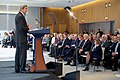 Boston Mayor Walsh Looks on as Secretary Kerry Delivers a Speech on Climate Change at MIT in Cambridge, Massachusetts (31401744233).jpg