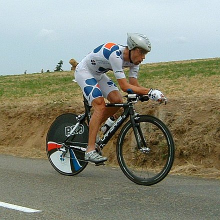 Bradley McGee lors du contre-la-montre du Tour de France 2005