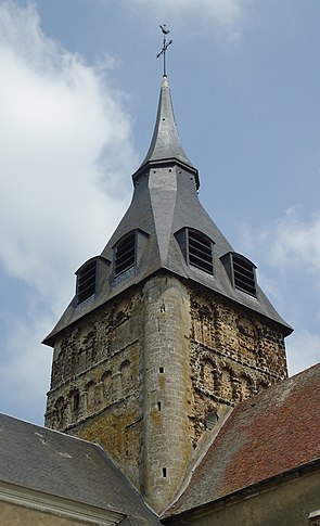 Breteuil - Eglise Saint-Sulpice, XIe & XIIe (ISMH) - Tour.JPG