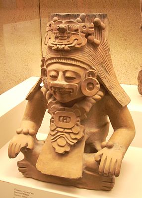 Zapotec ceramic urn, 200 BCE-800 CE, British Museum