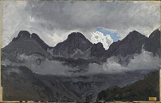 Mountains with Mist