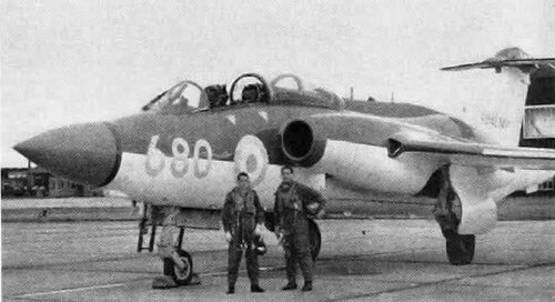 A 700Z Sqn Buccaneer S.1 at RNAS Lossiemouth in 1961.