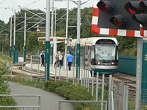 Bulwell Ormanı tramvay durağı - geograph.org.uk - 1465785.jpg