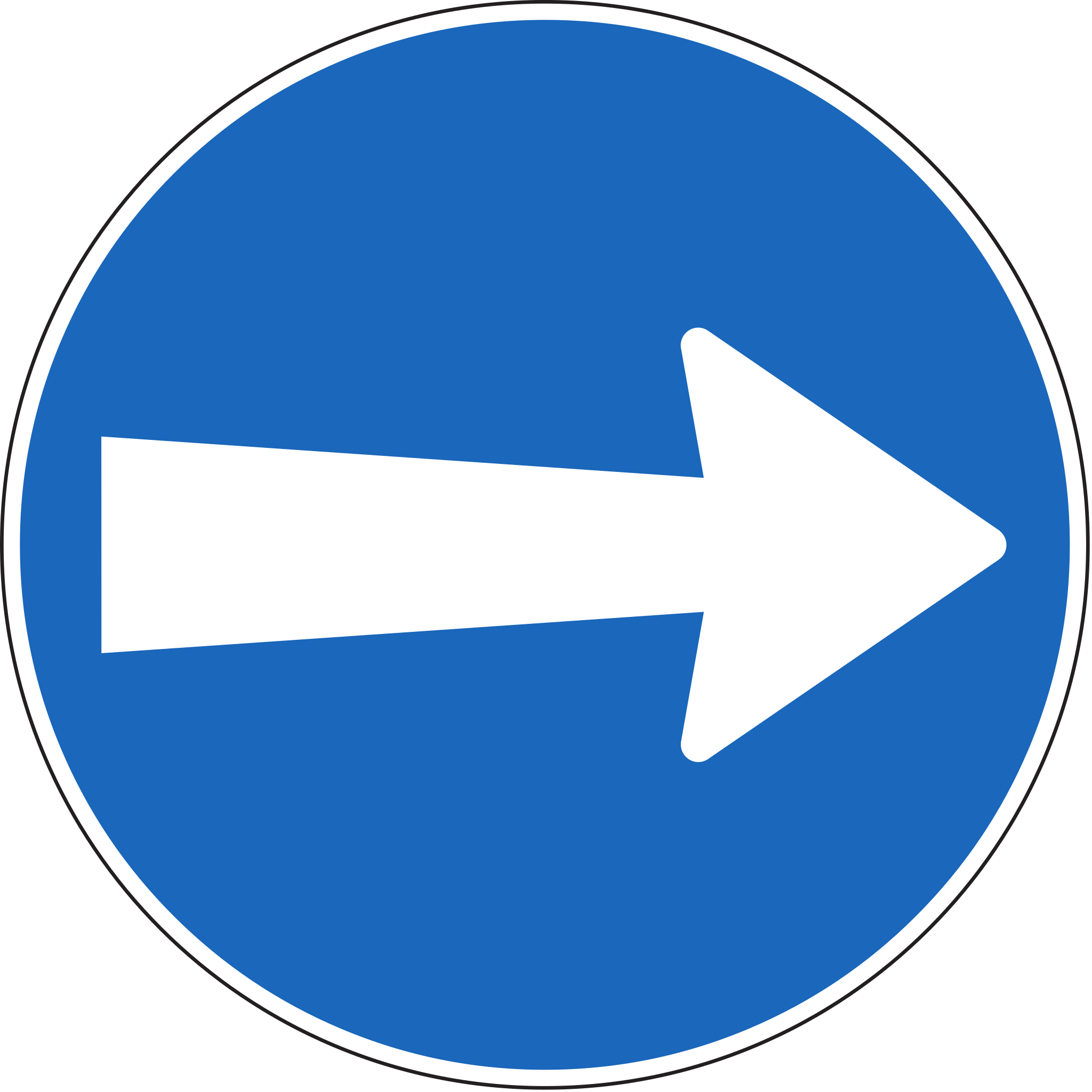 File:CH-Vorschriftssignal-Fahrtrichtung rechts.svg - Wikipedia