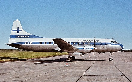Finnair Convair 440 in 1980
