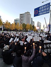 Candlelight Action vigil-protest for Itaewon disaster, Nov 5, 2022 - 5.jpg