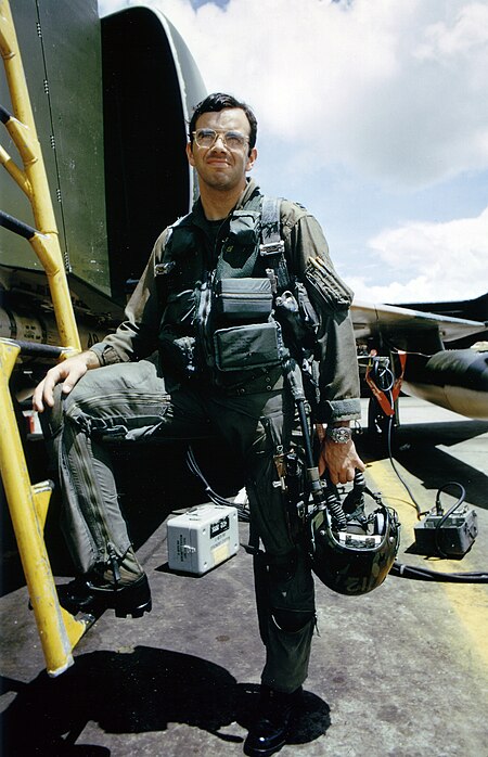 Captain Jeffrey Feinstein beside F-4 Phantom.jpg