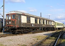 Driving Cars 88 and 91 were coupled together for the very first time when the latter arrived at Rampart of Derby for restoration in September 2009. Cars 88 and 91 together again.JPG