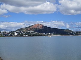 Castle Hill, a granite monolith in Townsville