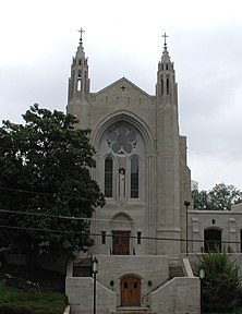 Illustrasjonsbilde av seksjonen Cathedral of Christ the King of Atlanta