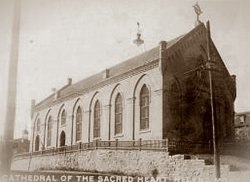 The Cathedral of the Sacred Hearts of Jesus and Mary, Helena's first cathedral.