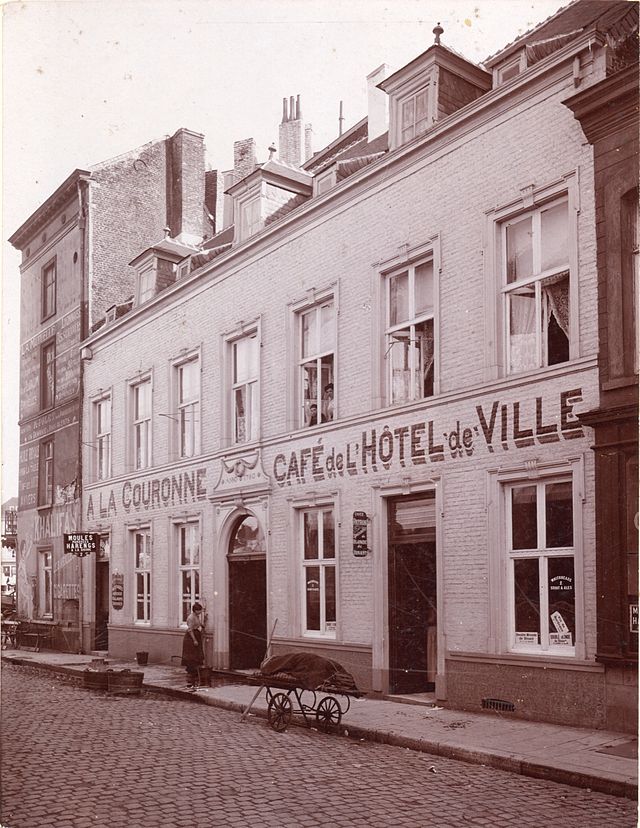 La maison du bailli au début du XXe siècle.