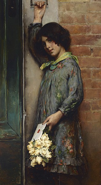 File:Charles Frederic Ulrich - The Letter (c. 1885).jpg