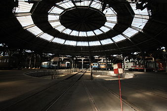 10 September 2012 — Un pont transbordeur dans le dépôt ferroviaire de Mohon à Charleville-Mézières Photographe: NEUVENS Francis