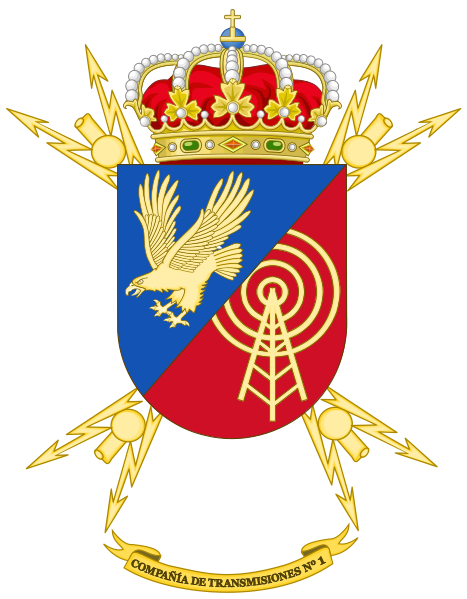 File:Coat of Arms of the 1st Signals Company.svg
